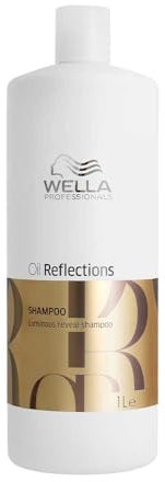 Wella Professionals Oil Reflections Luminous Reveal Shampoo - Moisturising & Cleansing Shampoo - For Long-lasting Softness & Shine - Suitable for All Hair Types (1L)