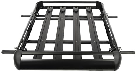 Universell takkorg, bil av aluminium, takräcke takräcke tak, upp till 150 kg, bagagehållare, bagagekorg, bagage, lasthållare, 160 x 100 cm