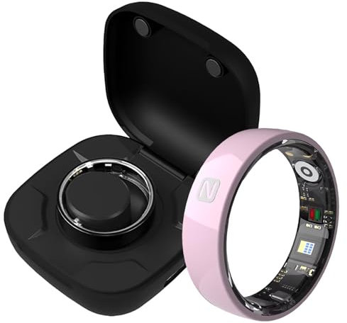 Smart Ring Blutdruckmessung Smartring Herren Damen Fitness Ring Tracker Blutdruck Android IOS Fitnessring Smarter Ring Schlafring Fitnesstracker Schrittzähler Aktivitätstracker