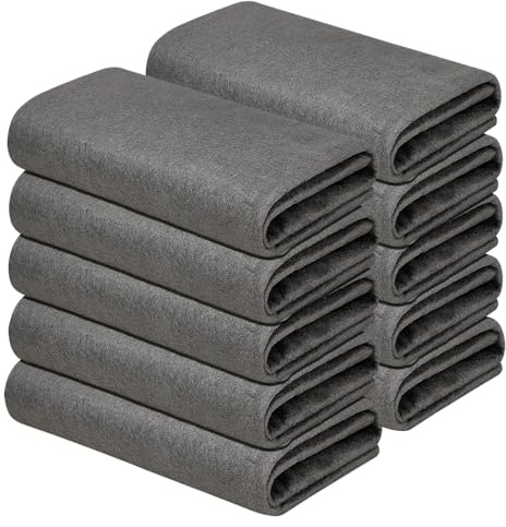 GMTEO Thickened Magic Cleaning Cloth, Verdicktes Magisches Reinigungstücher, Mikrofasertücher Wiederverwendbare Fenstertuch Streifenfrei, Magisches Reinigungstuch für Autos Küche Glas (10, 30x30cm)
