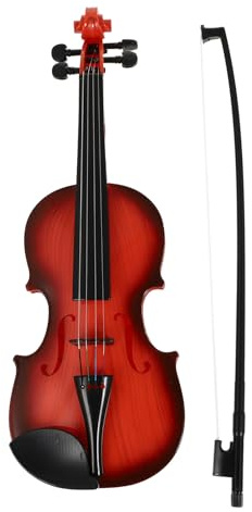Abaodam Giocattolo Violino in Plastica Abs, Strumento Musicale Giocattolo per Principianti, Piccolo Violino Educativo Suono Realistico, Adatto per Apprendimento Musicale Colore Casuale