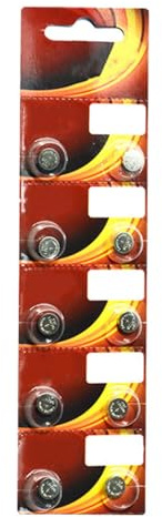 Obotsnoi Lot de 10 piles bouton AG1 LR621 1,5 V AG0 à AG12 pour calculatrices et télécommandes Design anti-fuite Batterie électronique jouet