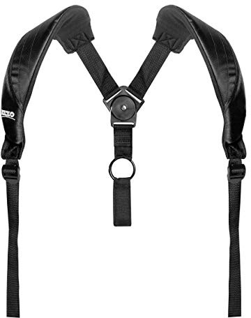 Izzo Golf Ionetix Dual Strap, XL, Schwarz