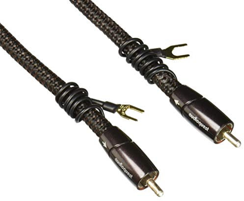 AudioQuest 3m Boxer RCA Audiokabel Schwarz - Audiokabel (RCA, RCA, 3 m, schwarz)