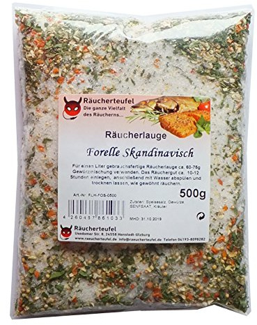 Räucherteufel Räucherlauge Forelle Skandinavische Art 500g