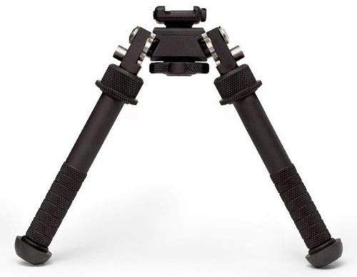 Bipied Tactique, bipied Picatinny 6,5-9 Pouces avec Support de Levier CNC QD, Conception légère et Stable, Rotation réglable de bipied à 360 degrés, avec Joystick ADM