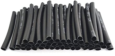 20 PC La contracción de Las de Calor proporción 2: 1 de termocontracción Aislamiento Manguito Tubular Conexión eléctrica Estuche de protección Impermeable Cable de Alambre, 3mm