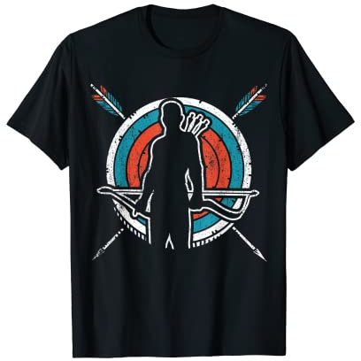 Bogenschütze Bogenschießen Zielscheibe Bogensport Geschenk T-Shirt