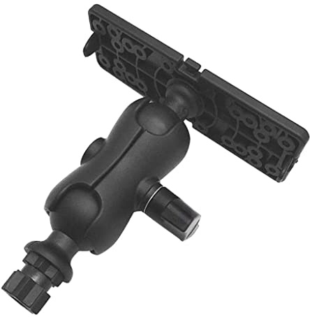 F Fityle Echolothalterung für -Echolote, Montageplatte für Fischfinder Echolot, Elektronisch Fischfinder Halterung 15.8 x 6..5cm 360 Drehbar