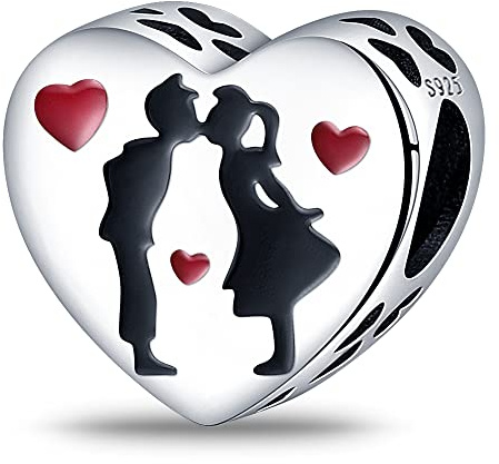 TINSLO Charms Abalorios Colgante para mujer, plata de ley 925, compatible con pulseras y collares Pandora, compatible con pulseras europeas para mujeres y niñas
