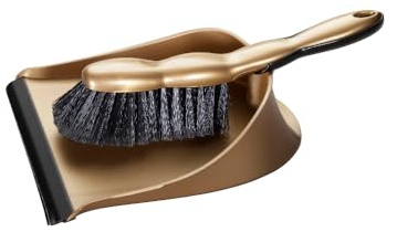 blackstone sopset kvast och spade metallic look stressfri, effektiv och grundlig rengöring (guld)