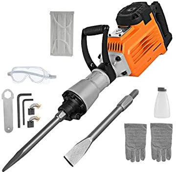 Demolition Jack Hammer - Multifunctional Rotary Hammer & Concrete Breaker - Electric Hammer Tool Impact Drill - High Power & Efficiency for Home Construction