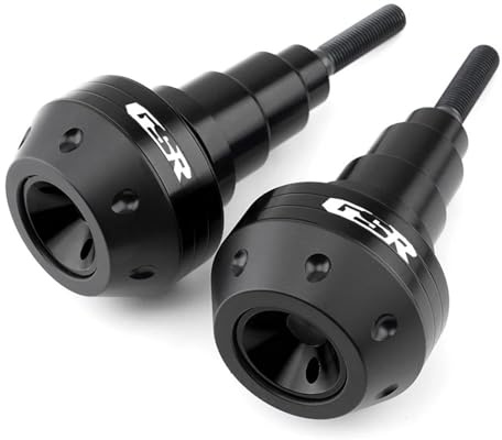 MISKYN Cadre De Protection Contre Les Chutes De Moto, Carénage Coulissant, Protection Anti-Crash, pour Suzuki GSR400 GSR600 GSR750 GSR 600 750 Moteur (Couleur : Black)