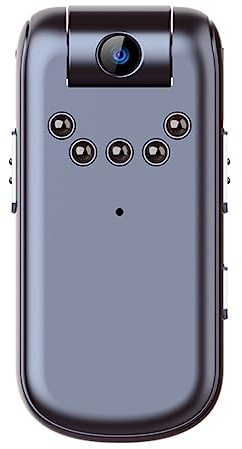 Kliplinc Minicámara de visión por infrarrojos 1080P HD, videocámara, cámara de policía, cámara de bicicleta, tráfico de motocicleta (32G)