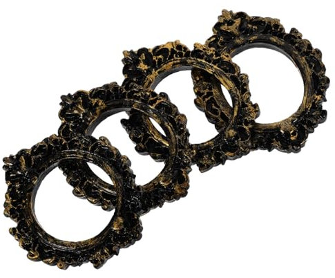 MAGICLULU 4 Stück Retro-Fotorahmen dekorativer Machen Sie Ihren eigenen Fotorahmen Bilderrahmen Vintage-Dekor Mini-Ornamentrahmen Massenrahmen für die Anzeige Schreibtisch