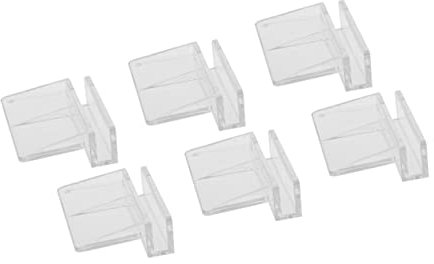 BESPORTBLE 12St Zubehör für Aquarien Aquarienregal Clips für die Abdeckung von Aquarien Aquarienunterstützung Halterung für Aquarienabdeckungen Aquarium Abdeckung für Fischbecken Startseite