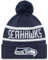 Seattle Seahawks Unisex Knit Medium Beanie-Mütze, Dk Blue, Einheitsgröße EU