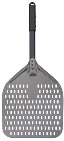 Pala per pizza Pala per pizza in alluminio da 12 pollici con manico lungo Pala per pizza personalizzata Fabbrica di prodotti per pasticceria Accessori per la cottura Utensili da cucina Pala per pizz