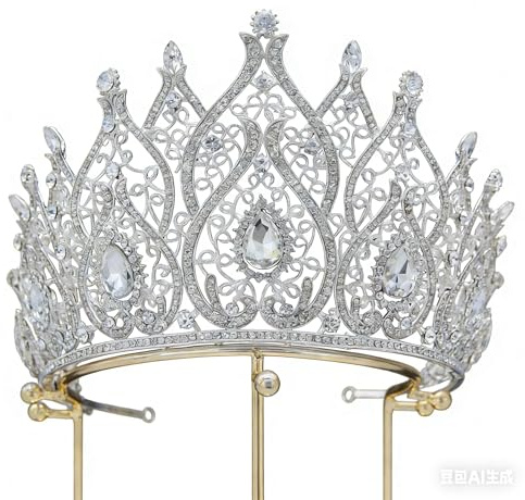 QXMYOO Rhinestone Crown for Women, Silver Tiara for Pageant, Wedding Quinceañera Birthday Princess Queen Crown Glass Crystal Diadem