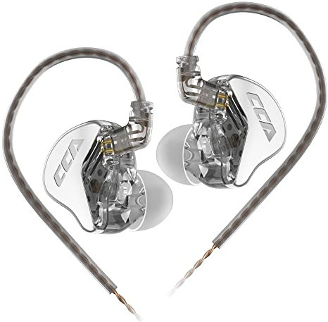 keephifi CCA CRA in Ear Monitor Casque Audio Filaire Bass,IEM Ecouteurs Gaming avec Diaphragme Ultra-Fin Pilote Dynamique,DJ Oreillette Planar Filaire Intra Auriculaire 3.5mm pour Gaming PC,Musicien