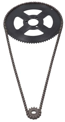 Tbest Kit de Piñón de Cadena 25H, Piñón de Rueda de Cadena de 10 Mm 15T Piñón Delantero 29 Mm 80T Piñón Trasero 146 para 47CC 49CC Mini Motocicleta ATV Dirt