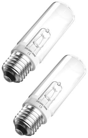 TobeBright Dimmerabili Lampadine E27 200W Luce Calda 2800K Lampadina Tubolare E27 JDD, Alta Luminosità 2820 Lumens, AC220-240V, 2-Pack
