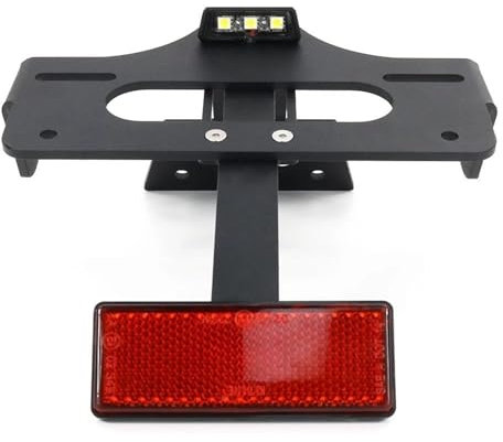 JIOEWS Motorrad Lizenz Kennzeichen Halter Für Tr&iumph Für Tr&ident 660 2021 2022 2023 2024 Motorrad Hinten Schwanz Ordentlich Fender Eliminator Kit Kennzeichen Halter Motorcycle Number Plate Holder