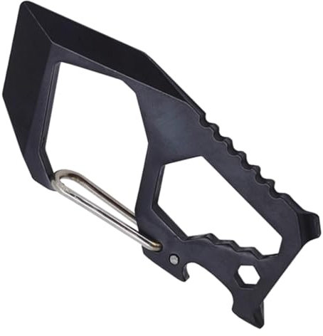 Stainless Steels Outdoor Carabiner Clip Bottles Opener Keychains Keyring Multifunctional Camping Climbing Pocket Tool