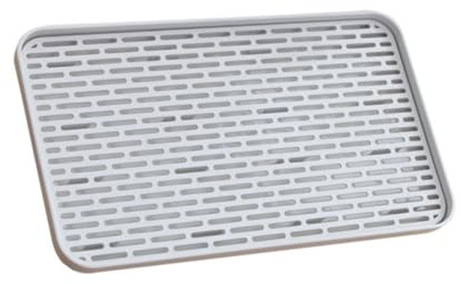 ANDRESLAD Vassoio Scolabottiglie Antiscivolo per Cucina e Organizer Stabile per Bottiglie Tazze e Frutta con Integrata Materiale Resistente e