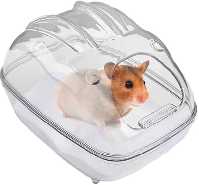 Generico Bath of Baths for Chinchilla - Hamster Sandbox | Hamster Sandbox | Transfone Bath, Animal Body Cleansing for Gerbils and Rodents
