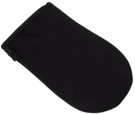 FOMIYES Guanti Applicatori Autoabbronzanti Flanella e Spugna per Corpo e Viso, Applicatore Durevole per Lozione o Mousse, Design Raffinato