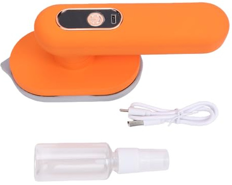 Pssopp Fer à Repasser Portable sans Fil, 2000 MAh Rechargeable, Mini Fer à Repasser, Petite Machine à Sèche et Humide pour la Maison, les Voyages, les Dortoirs, la Couture, le