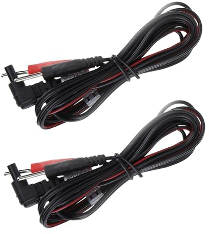 CIYODO Cable de Conexión Material Pvc y Cobre 4 Cables Conductores Uso Fiable y Reemplazo Fácil para Máquina de Fisioterapia y Masaje