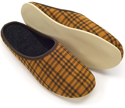 Pantoffelmann Kamelhaar Filzpantoffeln mit Gummi- oder Filzsohle I Größen 37–51 I Rutschfeste Hausschuhe mit weichem Fußbett I Warme Filzhausschuhe für Damen & Herren