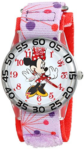 Disney Kids' W001666 Minnie Mouse Analog Display Analog Quartz Pink Watch