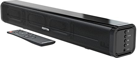 AZATOM Gaming Soundbar with Wireless Bluetooth ideal for Gamers, TV, Movies and PC Computers, Powerful 50W sound, Remote Control, Optical, AUX cables included