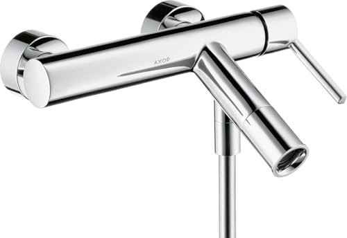hansgrohe AXOR Starck Einhebel-Wannenmischer Aufputz mit Hebelgriff, 10465340, Farbe: Brushed Black Chrome