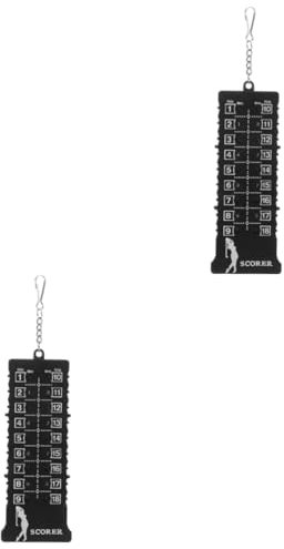 Toddmomy Sportzubehör 2 Stück 18 Schlechte Karten Für Golfer Zähler Clicker Klickzähler Rundenzähler Zum Schwimmen Börsenticker Trackman Gegen Schusszähler Clicker-zähler Geschenk Sport