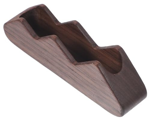 STOBOK Visitenkartenhalter Aus Holz Für Schreibtisch Desktop-visitenkartenständer Als Organizer Und Halterung Und Langlebig Für Büro Und Home-office
