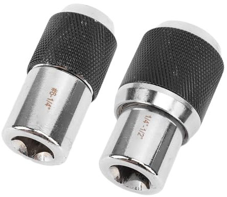 Adaptateur de Jeu de Douilles Réglables à Entraînement 3/8 6-1/4 Pouces 1/4-1/2 Pouces, adapté aux Tarauds, Alésoirs, Extracteurs de Vis avec Adaptateur de Douille de Robinet