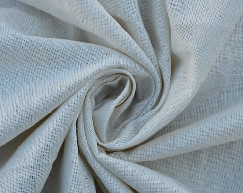 Aida-stoff Virginia Tex Ungebleichter Bastelstoff Aida Stoff 100 cm x 220 cm Natural 100% Baumwolle, hochwertiger Stoff zum Sticken und kreativen Handarbeiten (Natural Cotton 100 cm x 220 cm)