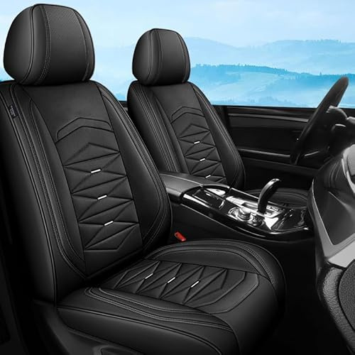 Jooexel Autositzbezüge Universal-Passform für BMW 3er 318i F30 330i F30 330e F30 318d F31 320d F31 328i F31 Schutz-Set Premium Nappa-Leder Sitzbezüge