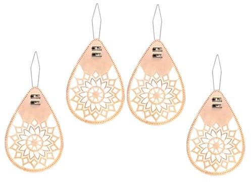 Artibetter Kupfer Nadeleinfädler im Mandala Blumenmuster, 4 Stück | Gold, Leicht und Handlich, Passend für Maschinennadeln, für Mütter und Großmütter