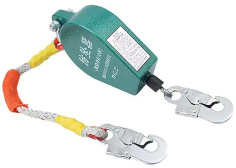 Selves Retrattile Lifelines per operazioni a torre Capacità di carico 800 libbre Cordino retrattile Protezioni anticaduta Dispositivo di arresto anticaduta