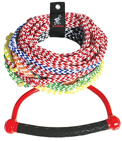 Airhead Water Ski Rope with Radius Handle, 8 Section for Water Skis, Wakeboards and Kneeboards