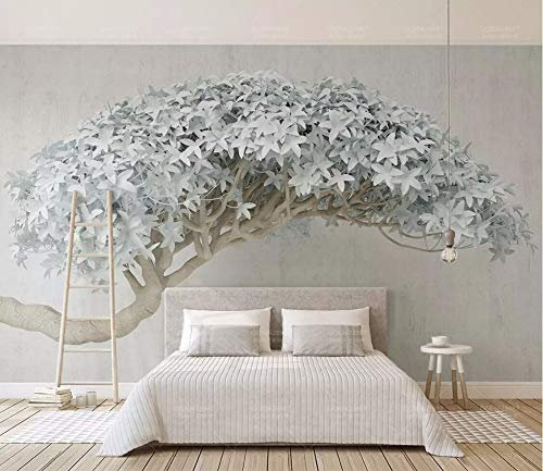MIWEI Wallpaper Papier Peint Panoramique Arbre 300 x 210 cm Poster Geant Mural 3D Arbre Papier Peint Nature Intissé Murale Chambre Salon（300cmX210cm）