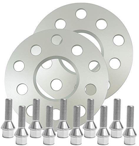 SilverLine Spurverbreiterung 10mm (5mm Rad) mit Schrauben silber 5x120 72,6mm - 10206E-13_M1215KE30S