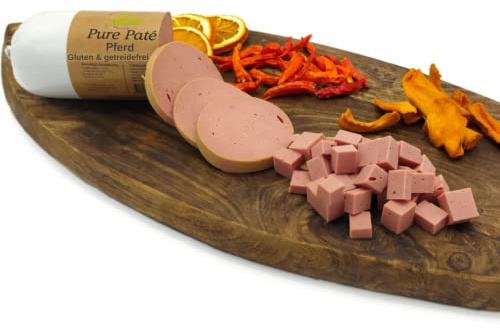 Paw Natural Saucisse pour chien résistante aux coupures, sans gluten ni céréales, (cheval, 3 x 400 g)