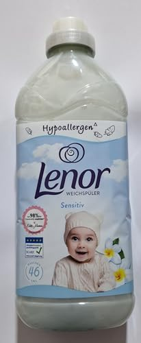 Lenor sköljmedel, fluffig tvätt, känslig för känslig hud och babyhud, 46 tvättladdningar (1,15 l)