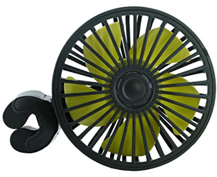 CAXUSD Ventilateur Électrique Clip Voiture Ventilateur De Refroidissement Usb Pour Siège Arrière Et Compatible Majorité Des Véhicules
